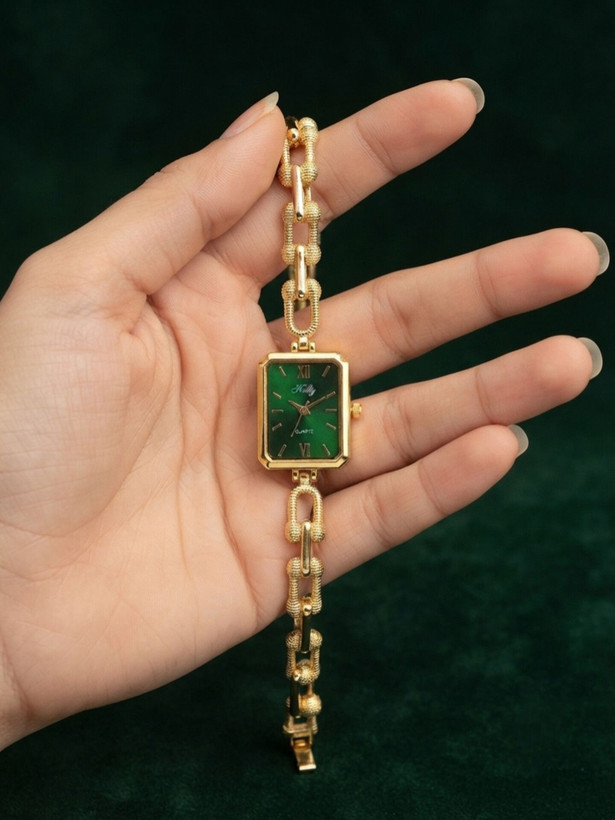 ساعت مچی زنانه زنجیری دستبندی تیفانی ضد آب(واشر دار) باکیفیت